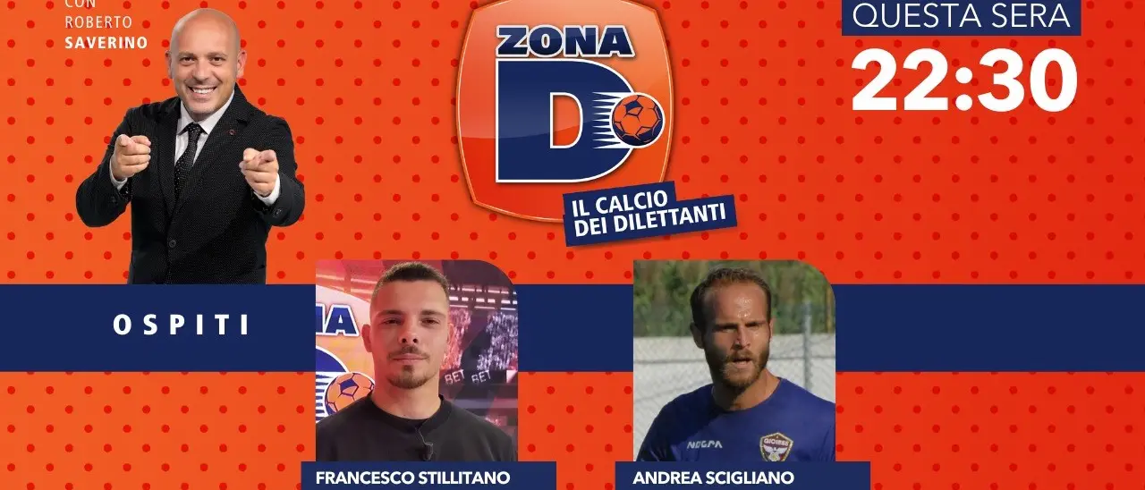 Il portiere Stillitano e il difensore Scigliano ospiti di “Zona D” su LaC Tv