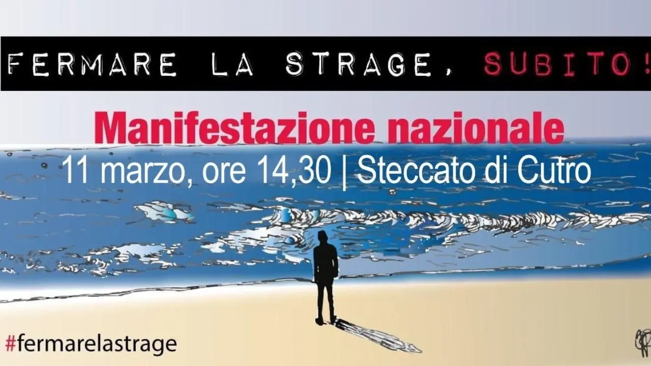 Naufragio, crescono le adesioni alla manifestazione in programma l’11 marzo sulla spiaggia di Cutro