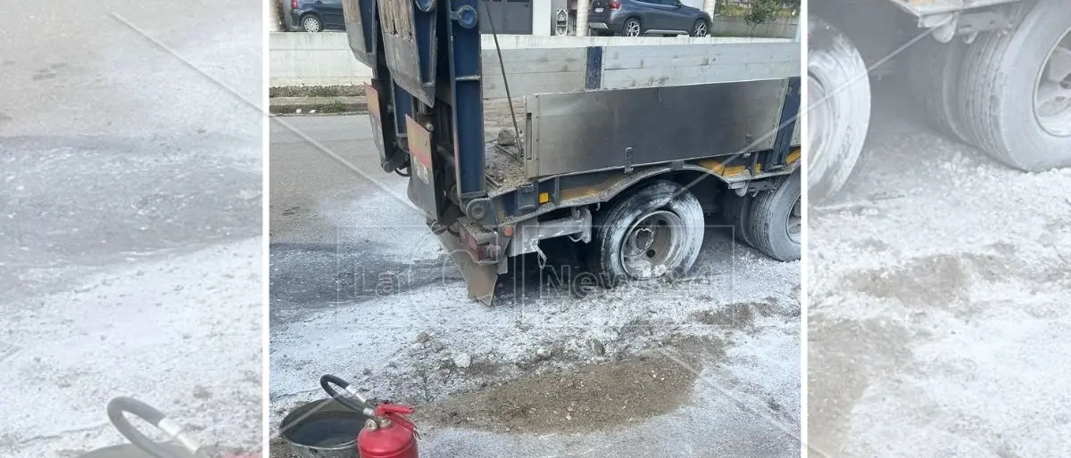 Incendio danneggia il rimorchio di una ditta impegnata in lavori nel Vibonese