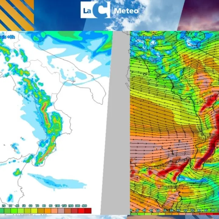 In Calabria weekend con piogge sparse e raffiche di vento: le previsioni per l’11 e 12 marzo