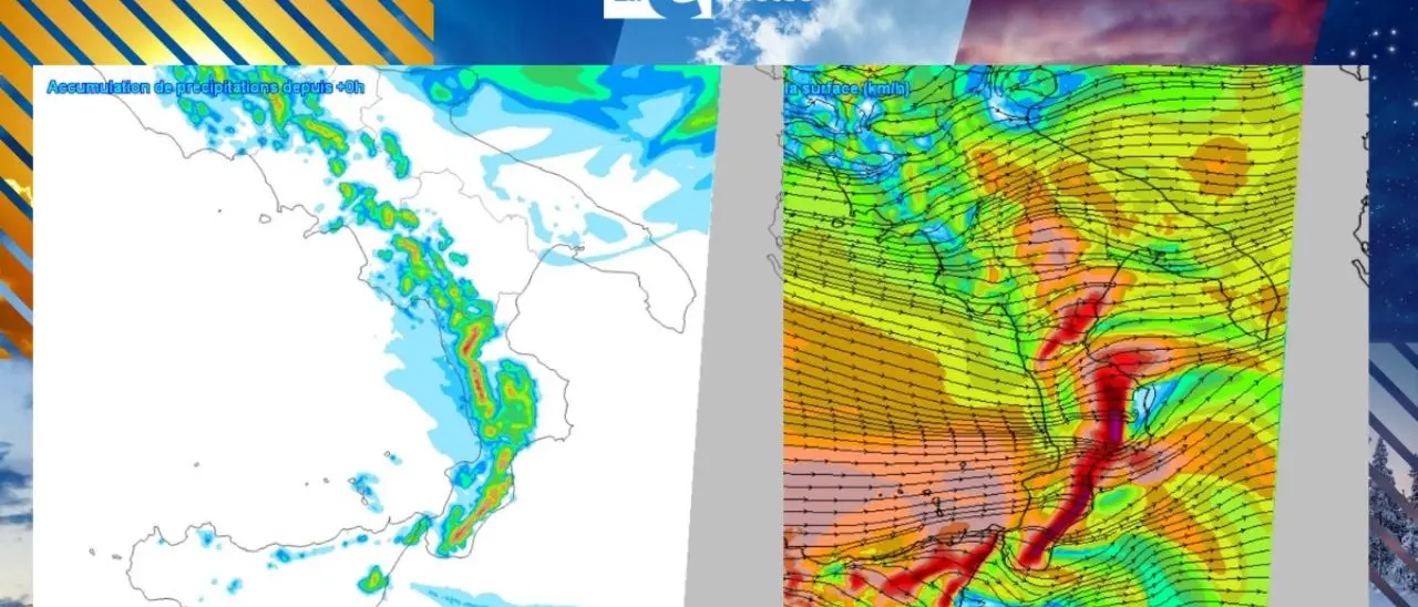 In Calabria weekend con piogge sparse e raffiche di vento: le previsioni per l’11 e 12 marzo