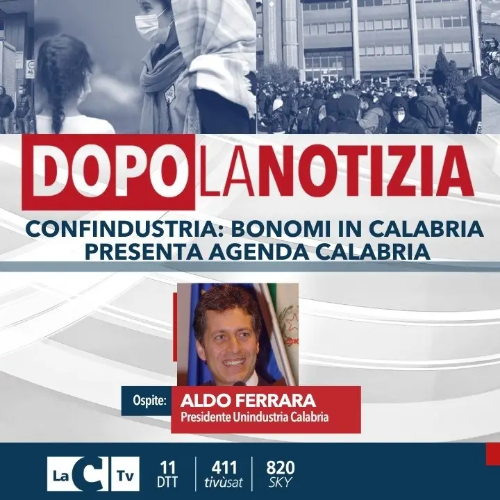 Il piano per il rilancio dell’economia calabrese al centro dell’appuntamento di Dopo la Notizia