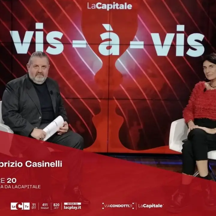 Dalla politica alla tv, Fabrizio Casinelli ospite questa sera di Vis-à-Vis