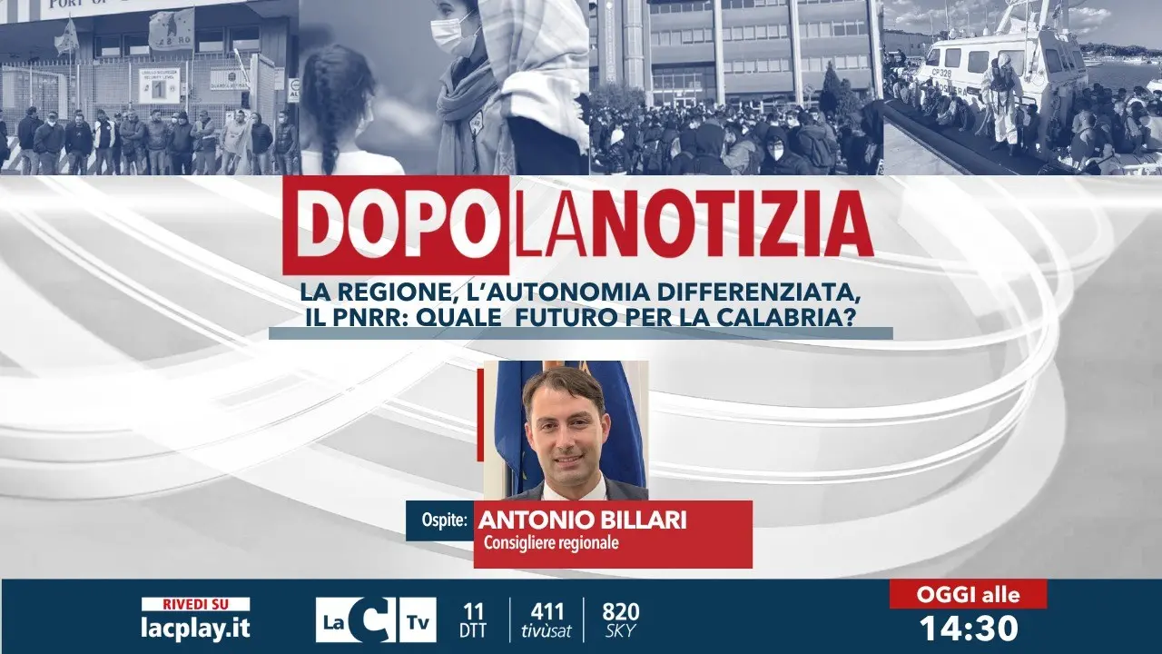 Autonomia differenziata, Sanità e Pnrr: quale futuro per la Calabria? Ne parleremo oggi a Dopo la Notizia