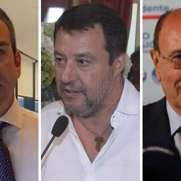 Ponte sullo stretto, i presidenti di Calabria e Sicilia Occhiuto e Schifani a colloquio con Salvini