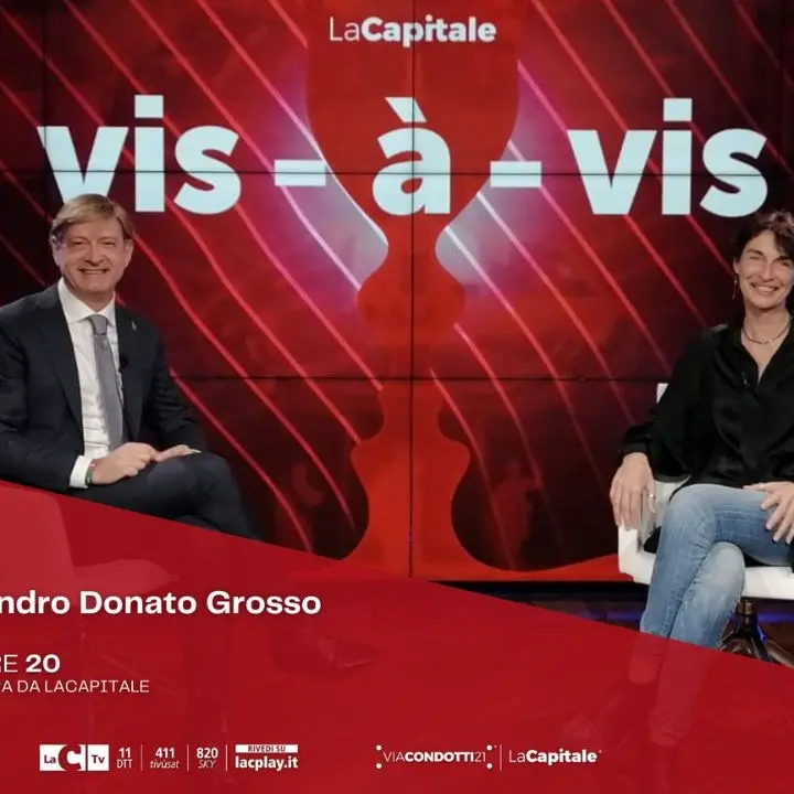 Dalla giudiziaria allo sport sempre con il sorriso, Sandro Donato Grosso ospite questa sera di Vis-à-Vis