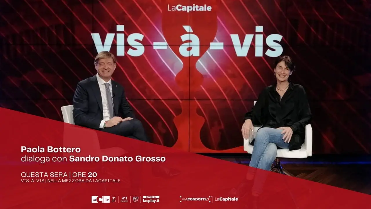 Dalla giudiziaria allo sport sempre con il sorriso, Sandro Donato Grosso ospite questa sera di Vis-à-Vis