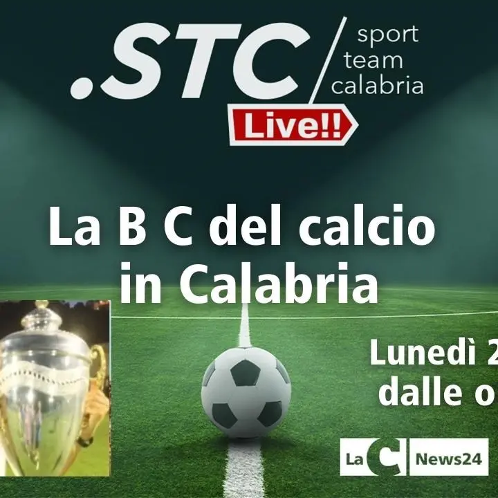 Torna la B C del calcio in Calabria, appuntamento in diretta alle 19 su LaC News24