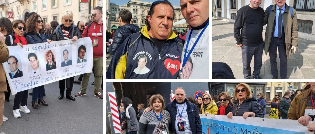 I genitori di Filippo Ceravolo alla marcia di Libera a Milano: «Noi tra i tanti che attendono giustizia»
