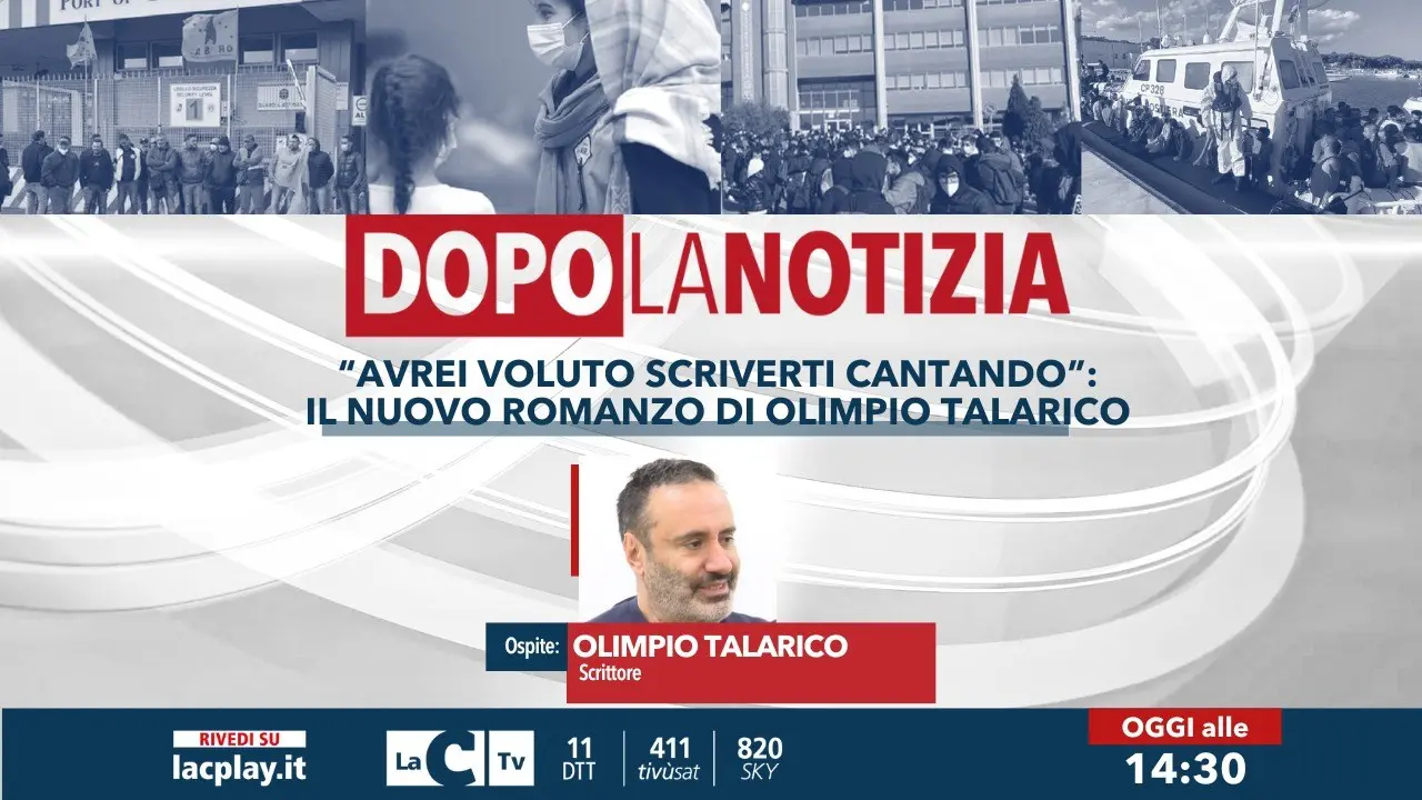 “Avrei voluto scriverti cantando”: lo scrittore calabrese Olimpio Talarico presenta il suo libro a Dopo la Notizia