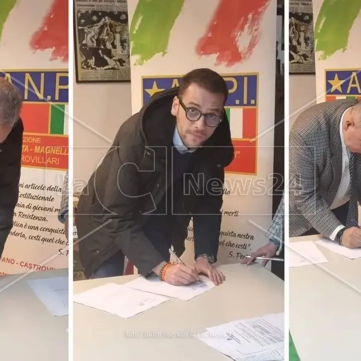 Otto comuni del Cosentino firmano un protocollo antifascista con l’Anpi