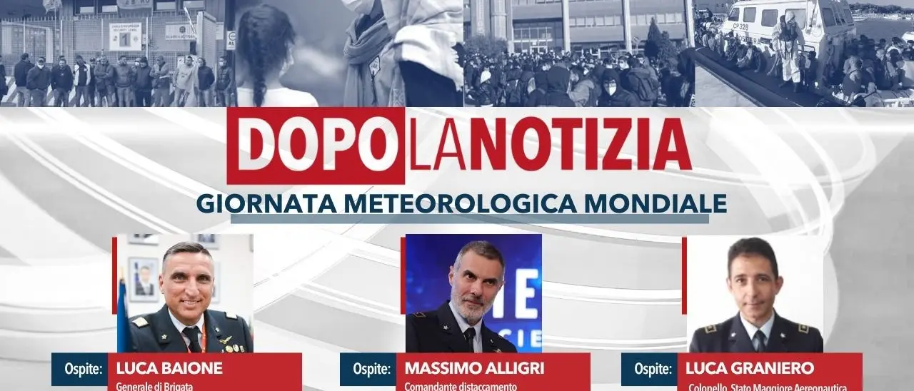 Dopo la Notizia, puntata dedicata alla giornata mondiale della meteorologia: appuntamento su LaC Tv