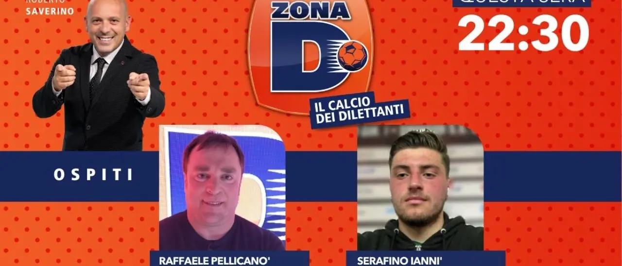 Il portiere pararigori Iannì e l’allenatore Pellicanò ospiti di “Zona D” su LaC Tv