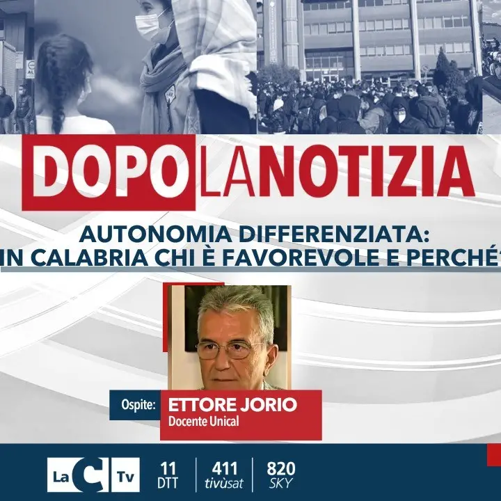 Autonomia differenziata, in Calabria chi è favorevole e chi no? Ne parleremo oggi a Dopo la notizia