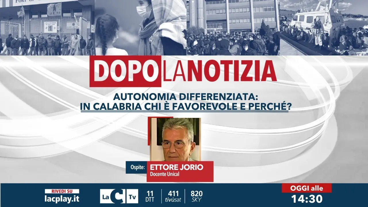 Autonomia differenziata, in Calabria chi è favorevole e chi no? Ne parleremo oggi a Dopo la notizia