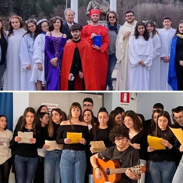 Dantedì, a San Giovanni in Fiore gli studenti delle scuole superiori celebrano il Sommo Poeta