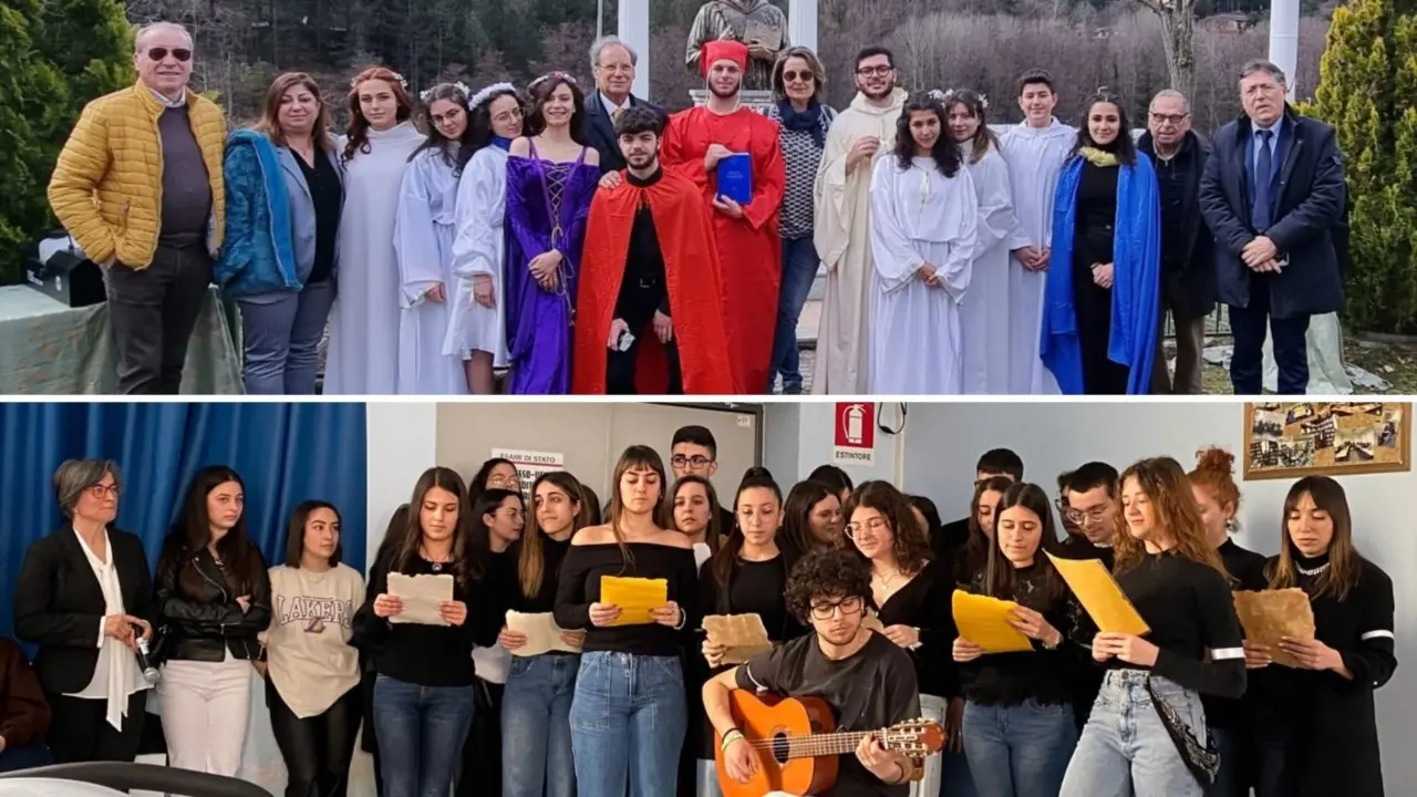 Dantedì, a San Giovanni in Fiore gli studenti delle scuole superiori celebrano il Sommo Poeta