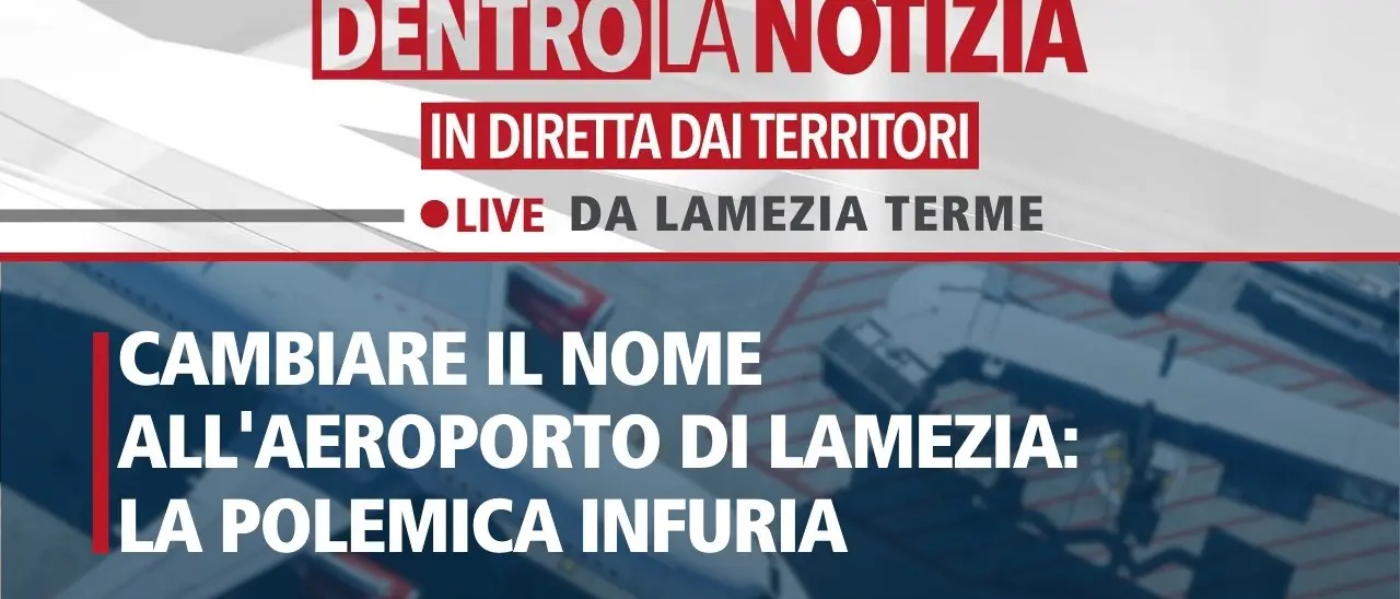Intitolare l’aeroporto di Lamezia a Corrado Alvaro, infuria la polemica: la parola ai cittadini a Dentro la Notizia