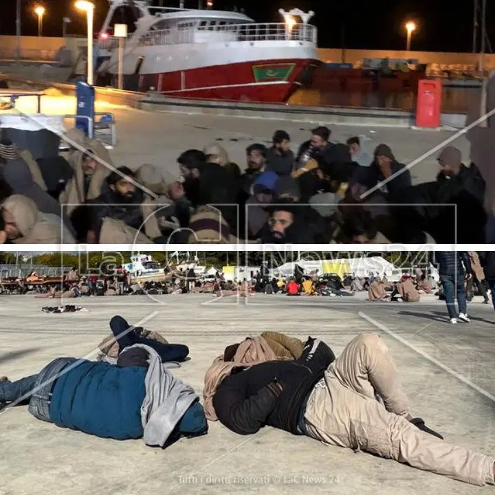 Migranti, ancora sbarchi in Calabria: 650 persone arrivate a Roccella durante la scorsa notte