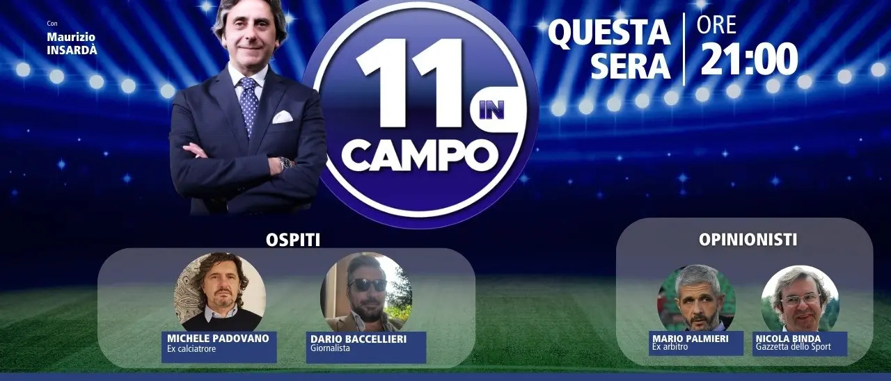 Michele Padovano tra gli ospiti della nuova puntata di “11 in campo”: oggi alle 21 su LaC Tv