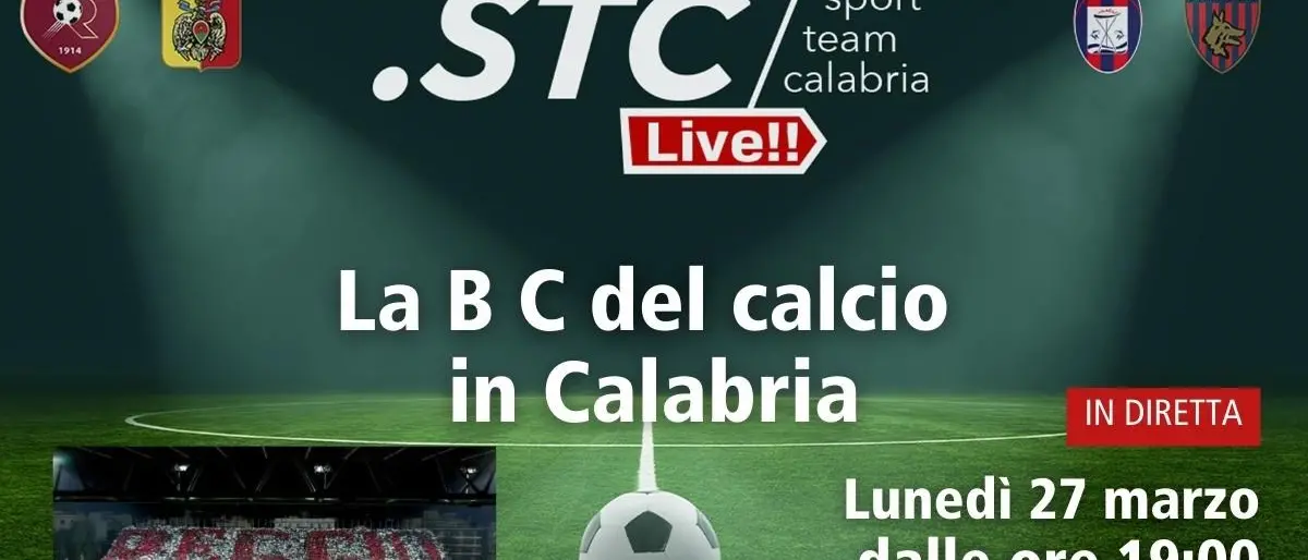 Torna la B C del calcio in Calabria, appuntamento in diretta oggi alle 19 su LaC News24
