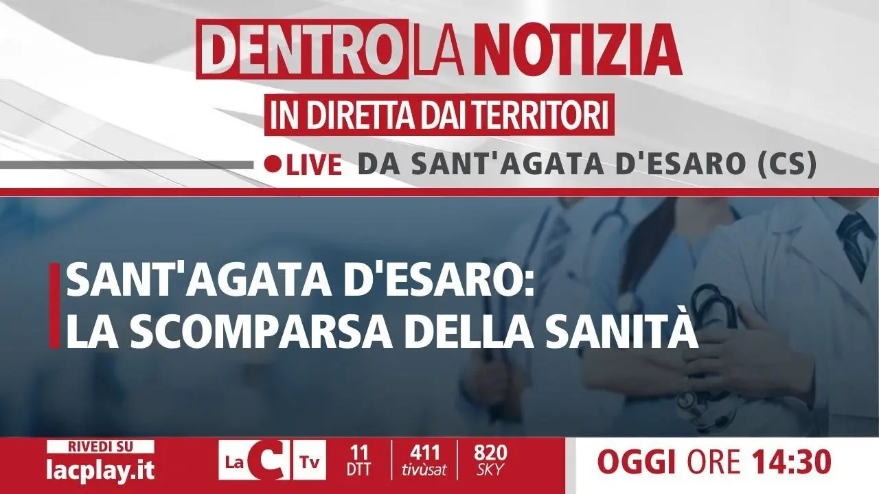 La scomparsa della sanità nel territorio dell’Esaro, Dentro la notizia in collegamento da Sant’Agata