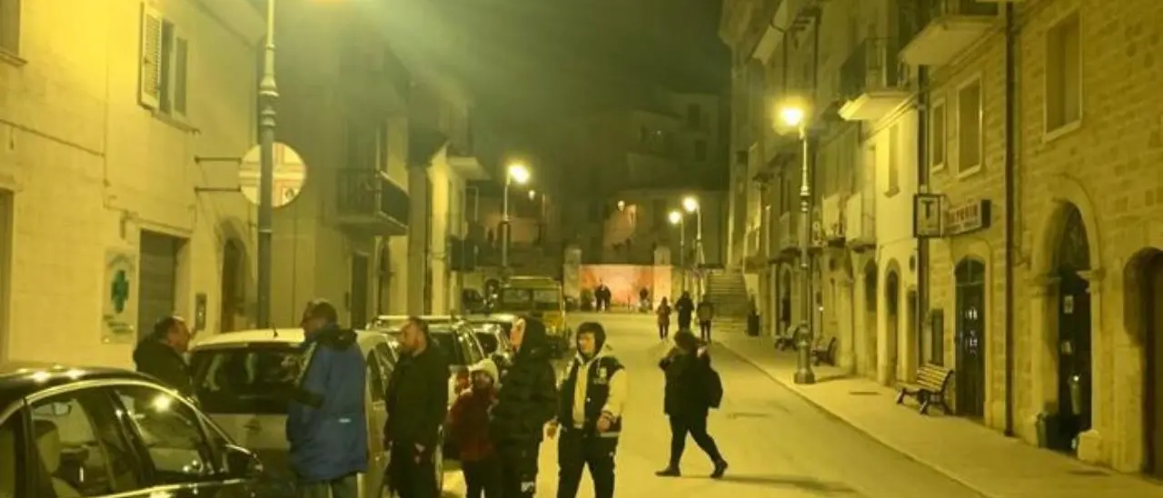 Il terremoto scuote il Molise, scossa di magnitudo 4.6 nella notte e gente in strada