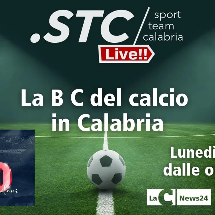 Torna la B C del calcio in Calabria, appuntamento in diretta alle 19 su LaC News24