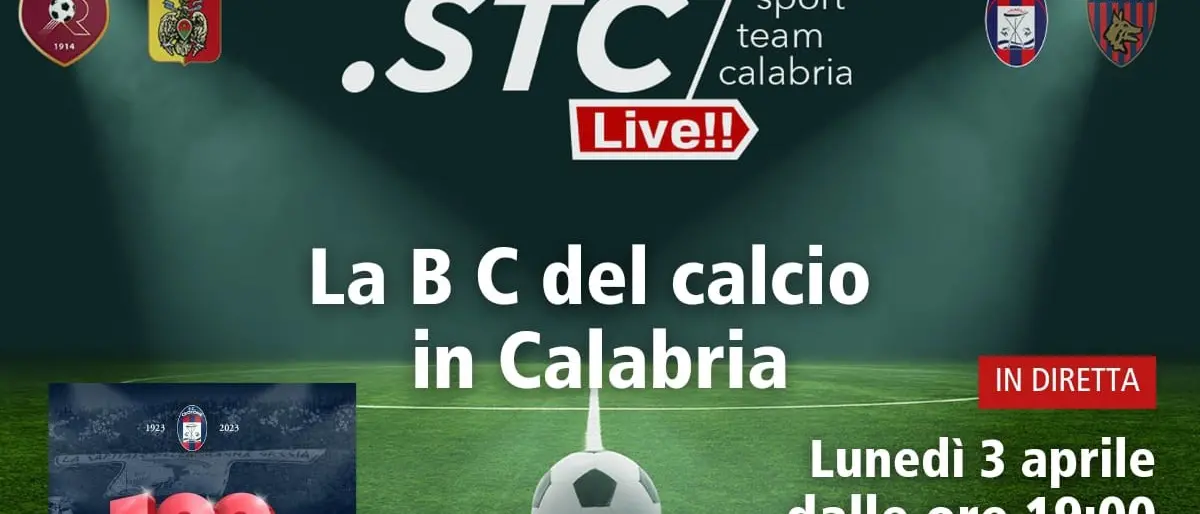 Torna la B C del calcio in Calabria, appuntamento in diretta alle 19 su LaC News24