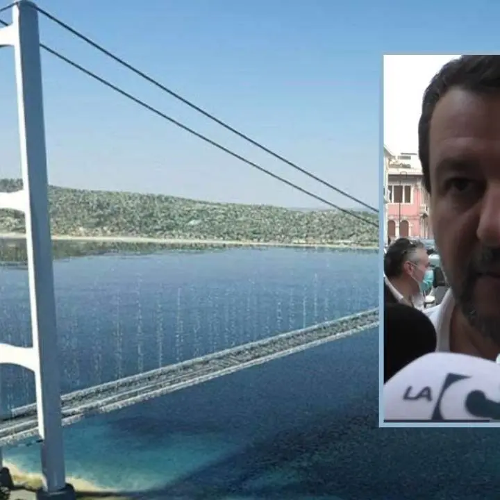 Ponte sullo Stretto, Salvini: «Porterà non meno di 100mila posti di lavoro»