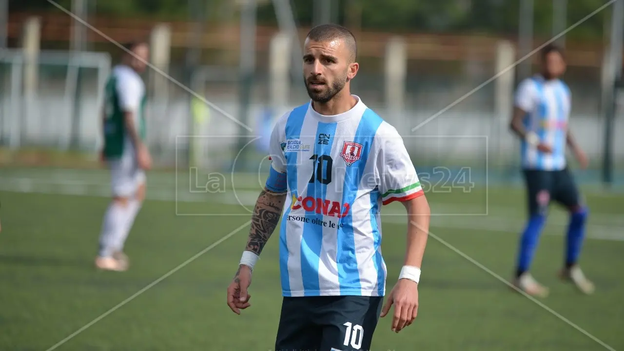 Dilettanti Calabria, la firma di Angelo Petrone sulla promozione della Dgs Praia Tortora