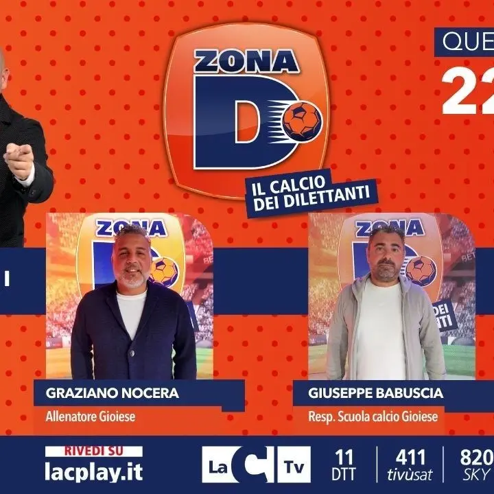 Zona D celebra il trionfo della Gioiese in Eccellenza: questa sera alle 22.30 su LaC Tv