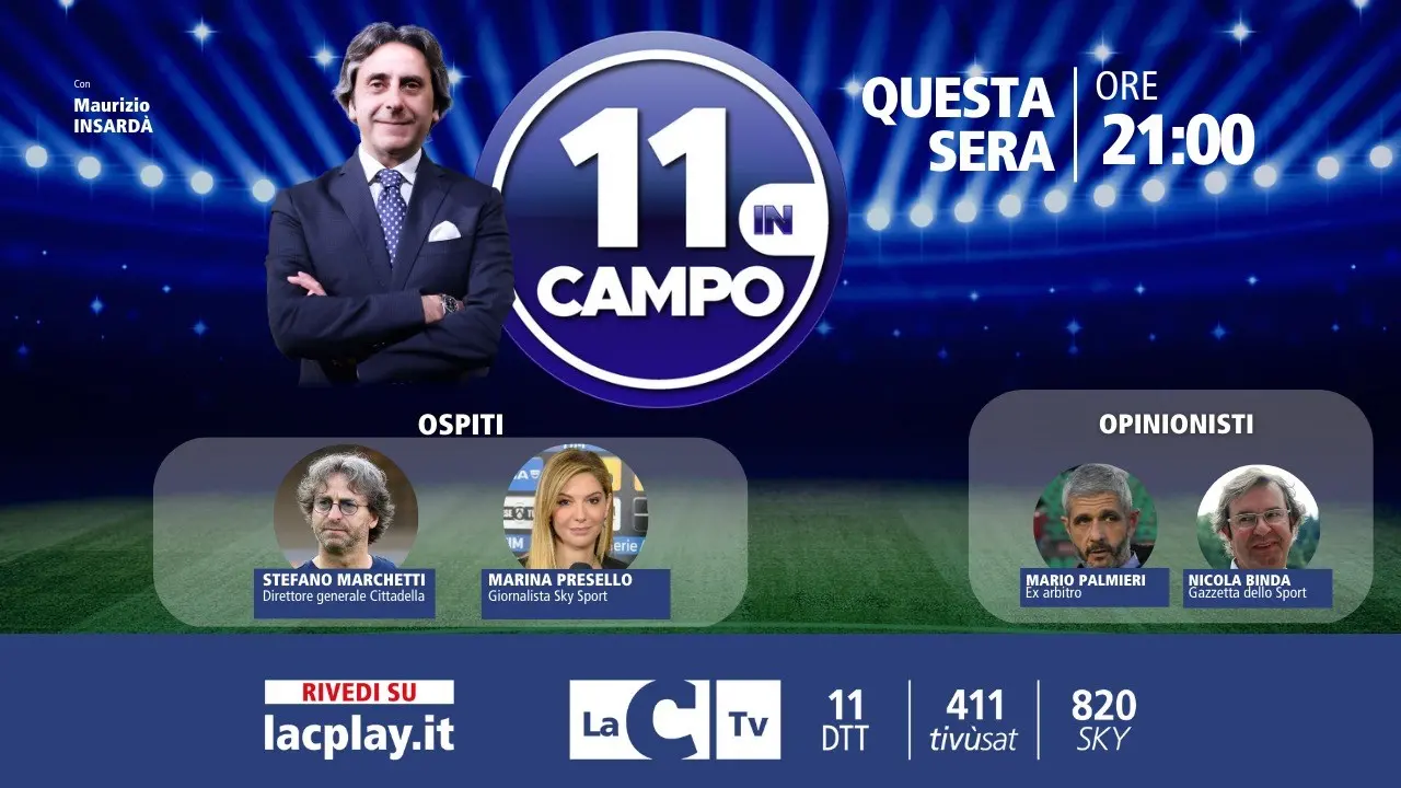 Il punto sulle calabresi di Serie B e C nella nuova puntata di “11 in campo”: oggi alle 21 su LaC Tv