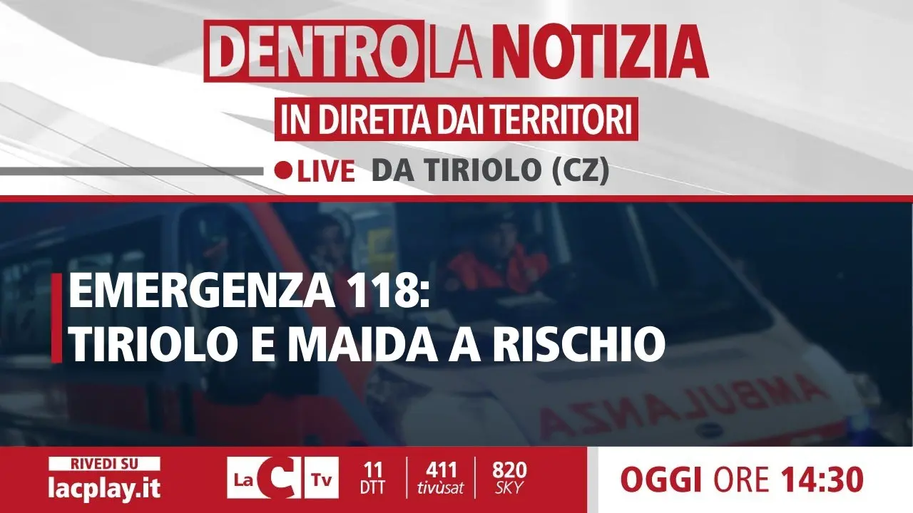 Emergenza 118: Tiriolo e Maida rimaste scoperte. Il punto oggi a Dentro la Notizia