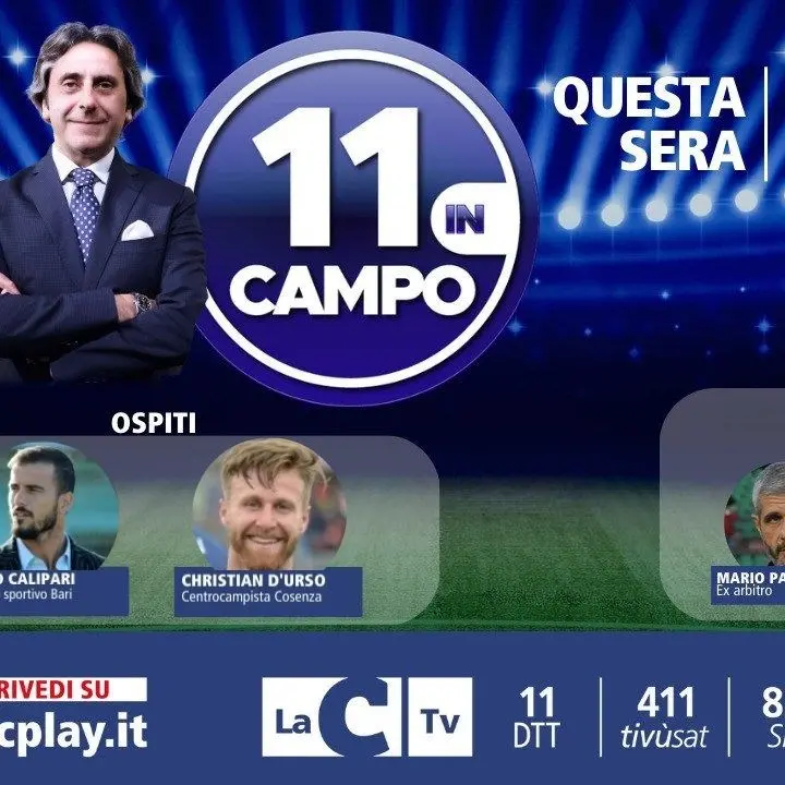Il centrocampista del Cosenza Christian D’Urso tra gli ospiti di “11 in campo”: oggi alle 21 su LaC Tv