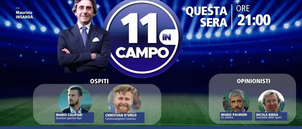 Il centrocampista del Cosenza Christian D’Urso tra gli ospiti di “11 in campo”: oggi alle 21 su LaC Tv