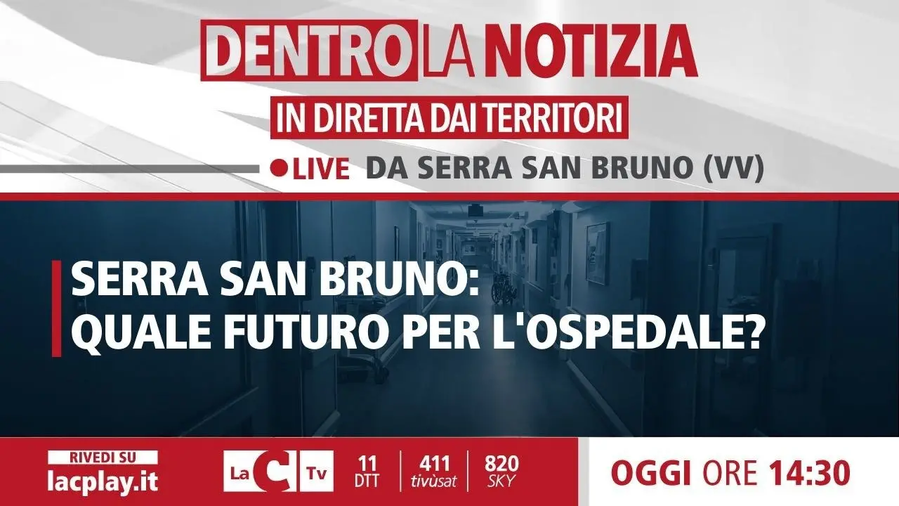 Serra San Bruno: quale futuro per l’ospedale? Ne parleremo oggi a Dentro la Notizia