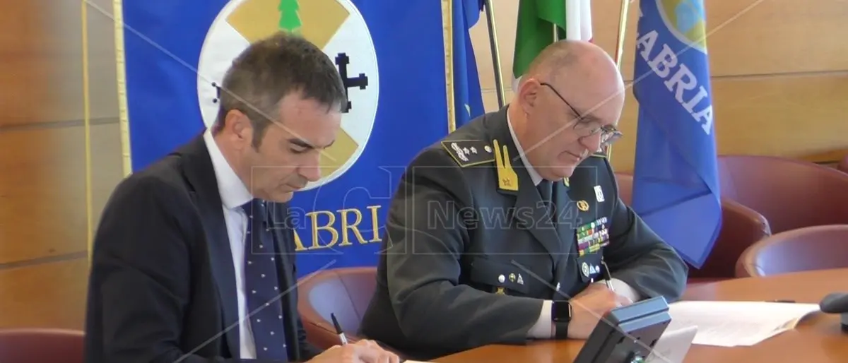 Regione e Gdf insieme per contrastare le frodi, Occhiuto: «Settori più a rischio? Infrastrutture e lavori pubblici»