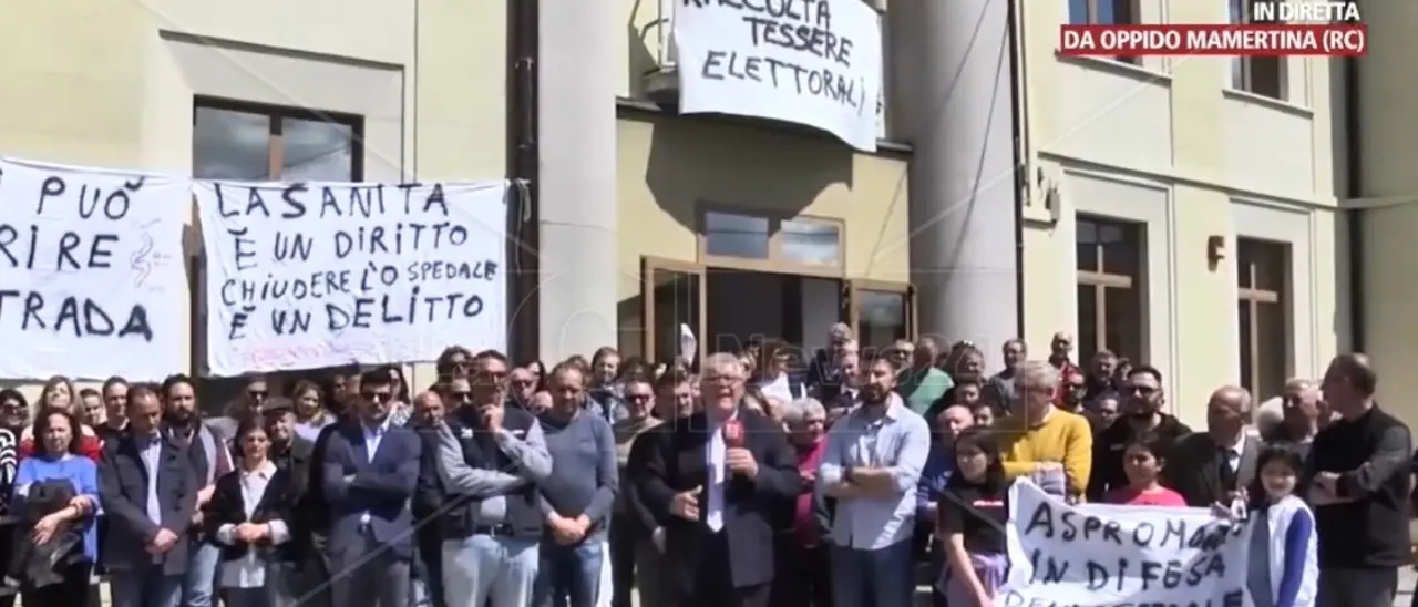 Oppido Mamertina, LaC Tv rilancia la difesa dell’ospedale da parte dei cittadini: «Battaglia per la vita»