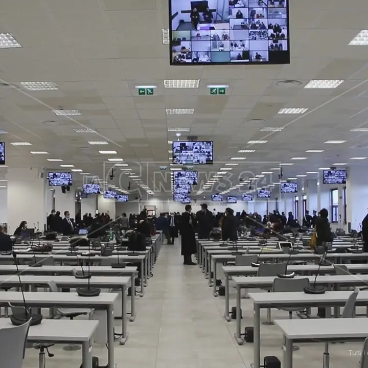 Catanzaro, l’inaugurazione dell’anno giudiziario nell’aula bunker di Rinascita Scott