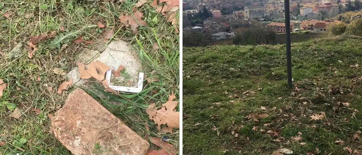 Sant’Onofrio, vandali distruggono la targa dedicata alle vittime del Covid