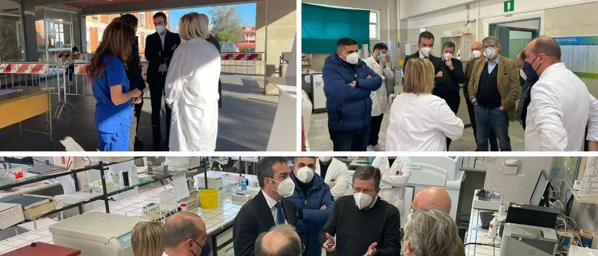 Occhiuto in visita negli ospedali del Reggino: «Presto nuove assunzioni»