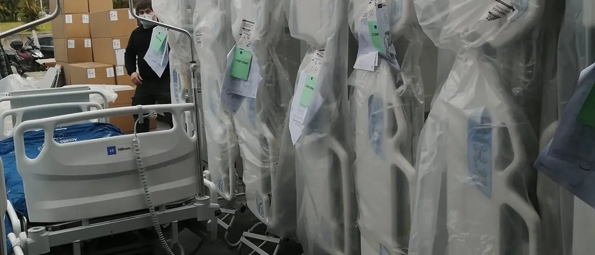 Lavori in corso all’ospedale di Lamezia per la nuova terapia intensiva, arrivati letti e attrezzature mediche