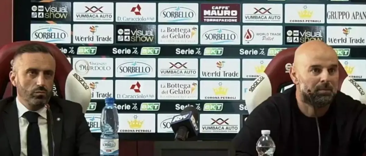 Reggina, mister Stellone: «Convinto della salvezza, altrimenti sarebbe stato folle venire»