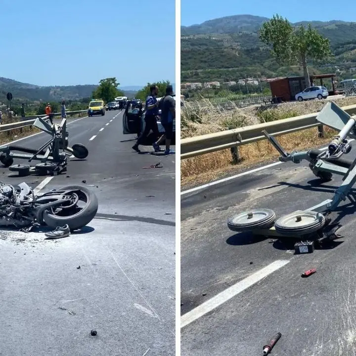 Incidente sulla statale 18 tra Nocera e Amantea, un ferito: sul posto l’elisoccorso