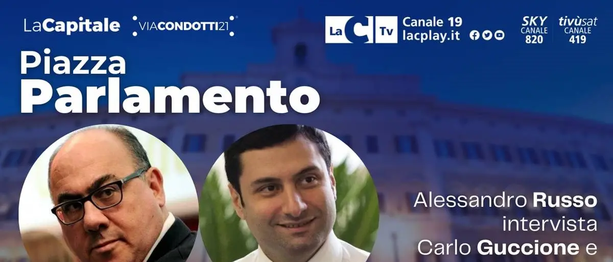 A Piazza Parlamento protagonisti Andrea Gentile e Carlo Guccione