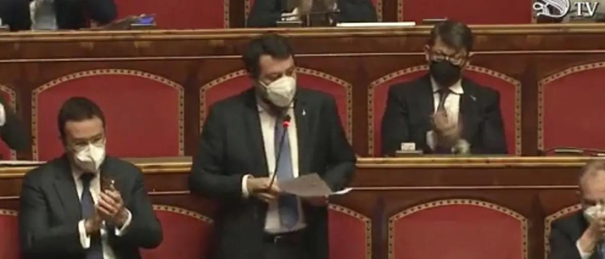 Saccomanno esalta le parole di Salvini e glissa sul passato filorusso del leader della Lega