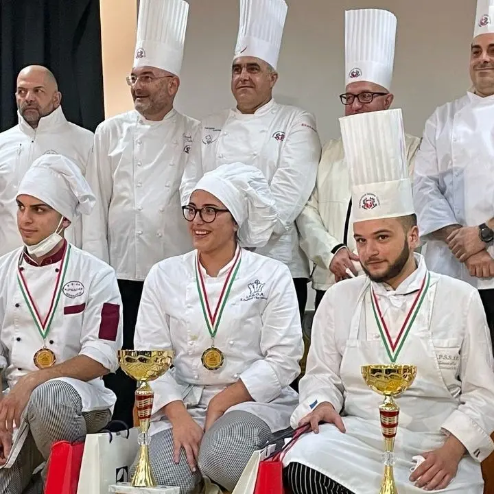 A San Giovanni in Fiore il concorso regionale enogastronomico: il podio dei migliori allievi chef calabresi