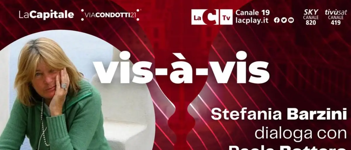 LaCapitale vis-à-vis, Stefania Barzini protagonista della nuova puntata di oggi