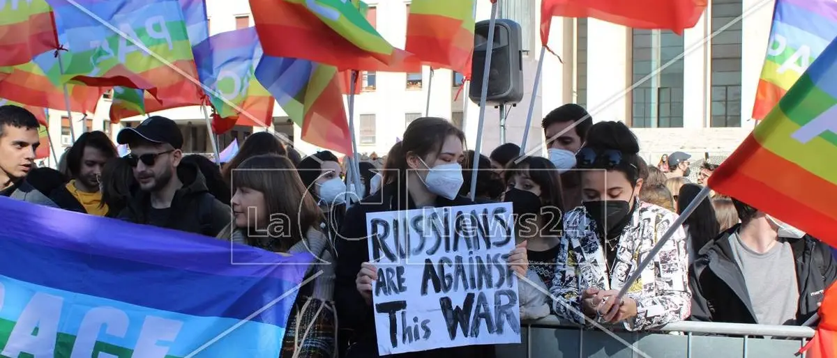 Le università del Lazio unite contro la guerra, manifestazione alla Sapienza di Roma - LIVE